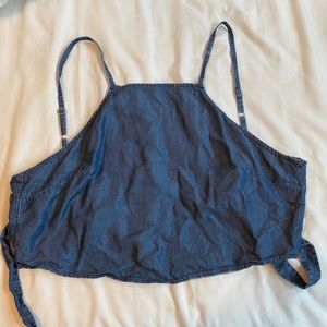 Denim Express Crop top